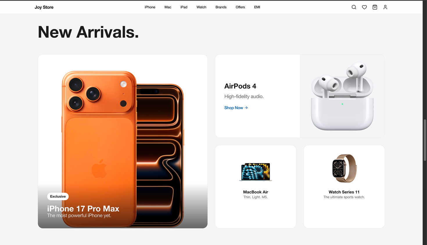Joy Store UI/UX Redesign gallery 2